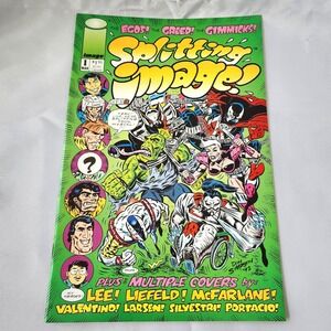 Splitting Image Comic Book Number 1 Image Comics March 1993‎ Parody FN B&B Rare